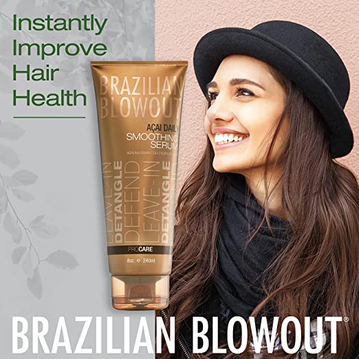 Brazilian Blowout Daily Smoothing Serum, 8 Fl Oz - keratin nyc inc